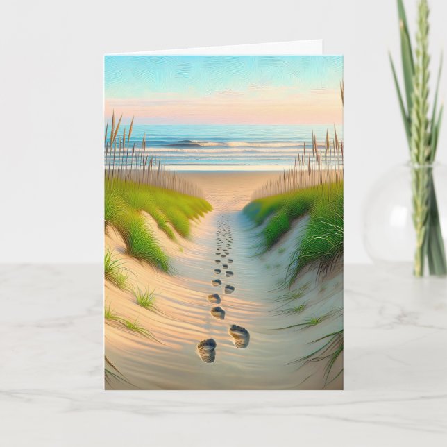 Carte Empreintes Sympathy Beach (Devant)