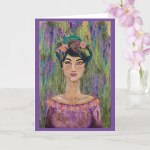 Carte Empress Amethyst Asiatique Noble Reine