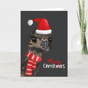 Carte Emu de Noël australienne