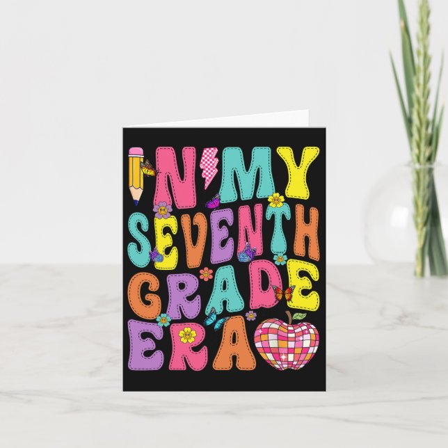 Carte En 7e année, 7e année, retour à l'école Groov (Devant)