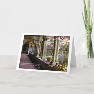 Carte en baisse de fleurs