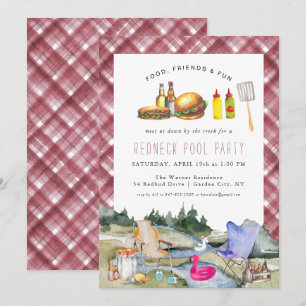 Carte En bas par le Creek   Parti de pool cendou