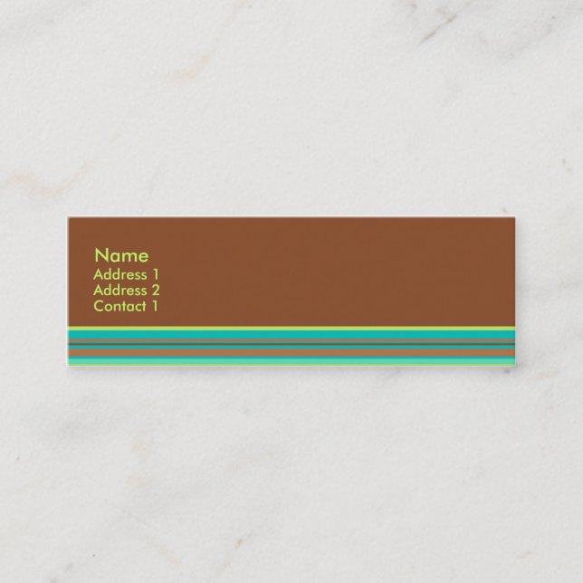 Carte en bon état de profil de chocolat (Devant)