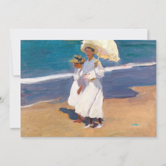 Carte En bord de mer | Joaquín Sorolla (Devant)