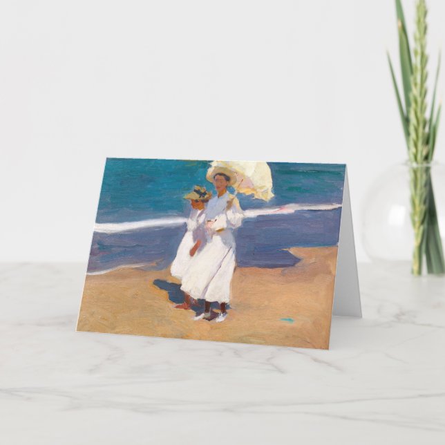 Carte En bord de mer | Joaquín Sorolla (Devant)