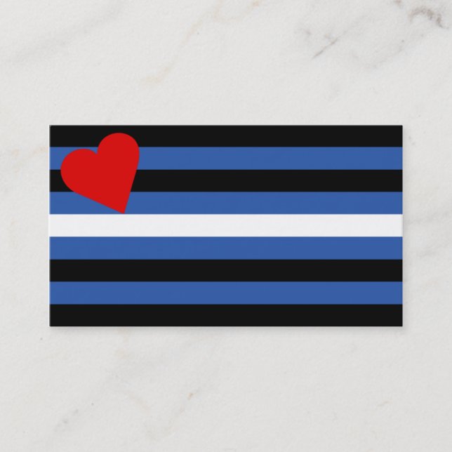 Carte en cuir de tour de drapeau (Devant)