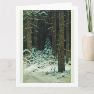 Carte EN HIVER Ivan Chichkine 1883 Noël