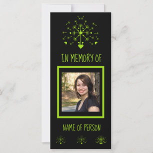 Carte En Mémoire Amoureuse Dandelion Dans Le Vent