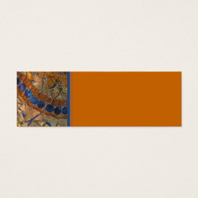 Carte en mosaïque orange (Devant)