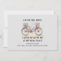 En mouvement avec le vélo de chat Nouvelle adresse