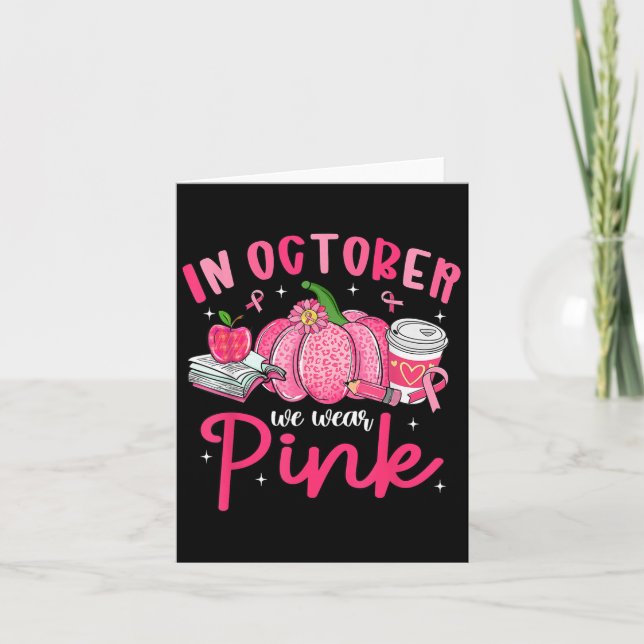 Carte En Octobre Nous Portons Nk Tasse De Sensibilisatio (Devant)