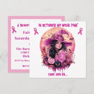 Carte En Octobre Nous Portons Pink Witch Fundraiser Even