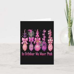 Carte En Octobre Nous Portons Une Sorcière Rose Broom Ha