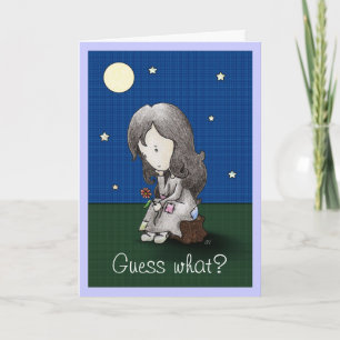 Carte "En pensant à vous" cardez