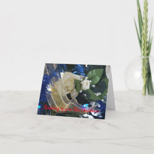 Carte En pensant à vous, ce Noël 