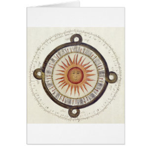 Carte en pierre solaire Aztec