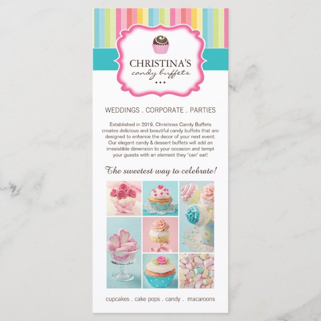 Carte en rack Candy Caterer (Devant)