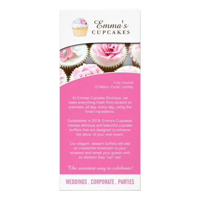 Carte en rack Cupcake Boutique (Devant)