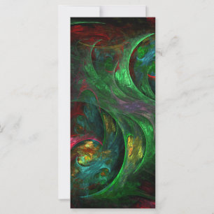 Carte en rack Genesis Green Art Abstrait