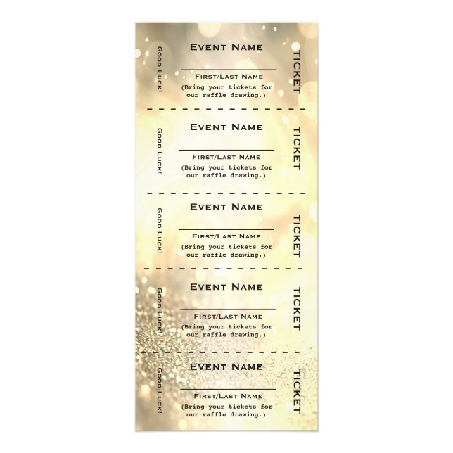 Carte en rack Gold Raffle (Devant)