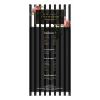 Carte en rack vintage à salon rayé