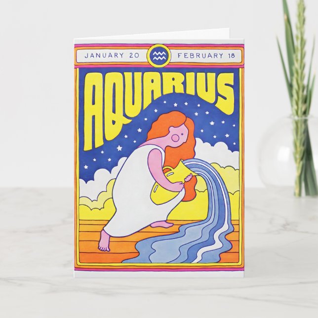 Carte en relief Aquarius (Devant)