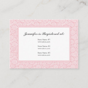 Carte en spirale d'enregistrement - 3,5" x 2,5"