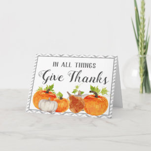 Carte En Tout, Merci Thanksgiving