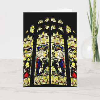 Carte en Verre Cathédrale de Style Ancien Anglais