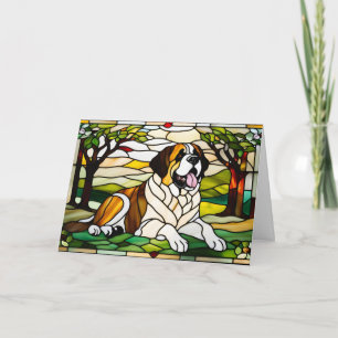 Carte en verre tendu St. Bernard