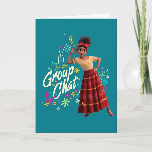Carte Encanto | Dolores - Dans Le Conversation De Groupe (Devant)
