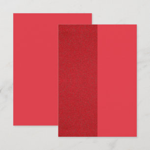 Carte encart texturée rouge tomate coupée – Person