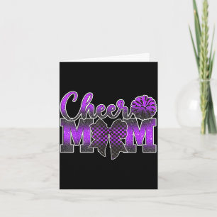 Carte Encourage maman pourpre meneuse de claque journée