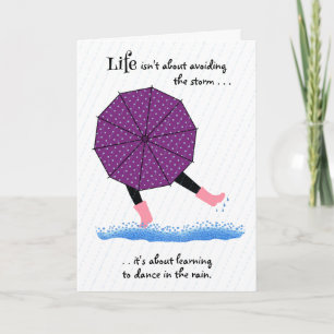 Carte Encouragement Apporter Soutien Bien-Être Salutatio
