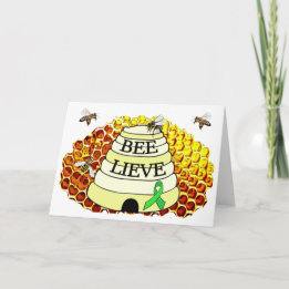 Carte Encouragement de la maladie de Lyme de nid