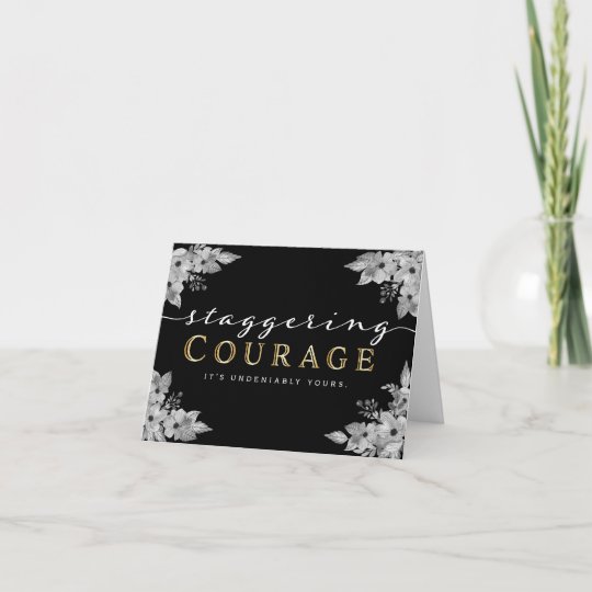 Carte Encouragement De Malade Du Cancer Courage Zazzle Ca