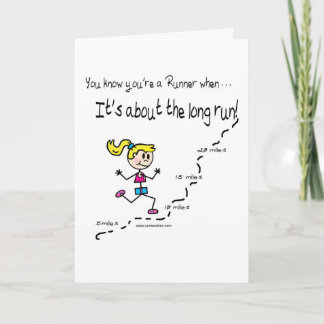 Carte Encouragement du coureur