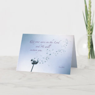 Carte Encouragement et soutien religieux, Dandelion