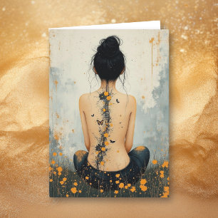 Carte Encouragement et Soutien Wildflowers Within