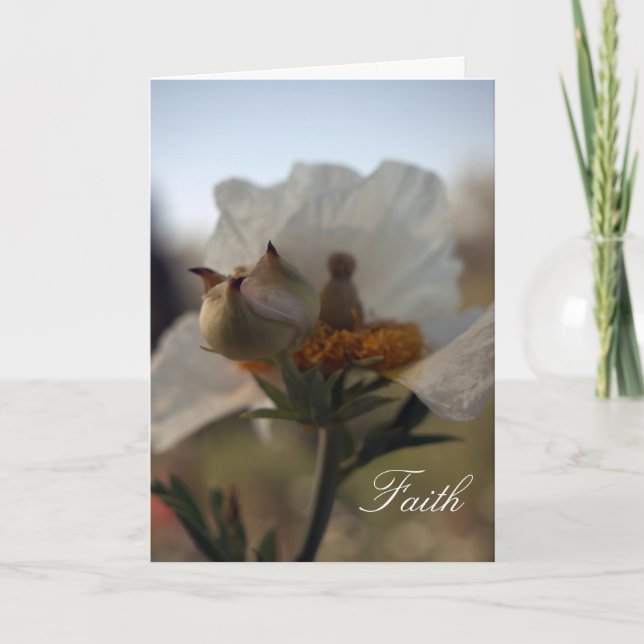 Carte - encouragement - foi (Devant)