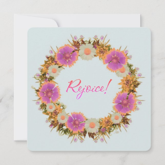 Carte Encouragement Lumière Réconfort Espoir (Devant)