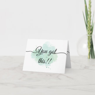 Carte Encouragement personnalisé