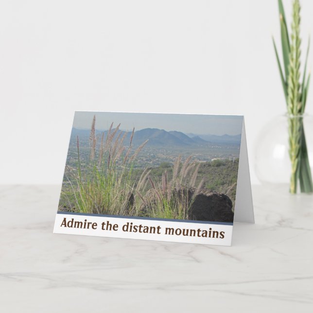 Carte Encouragement positif Atteindre vos objectifs Sent (Devant)