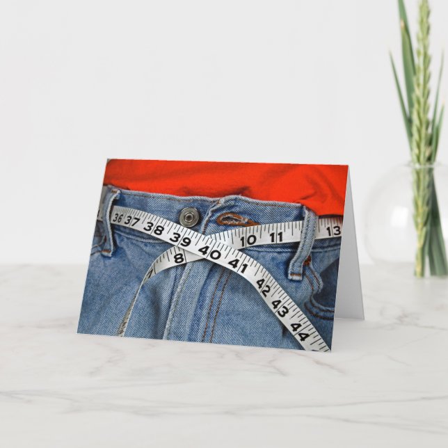 Carte Encouragement pour perdre du poids (Devant)