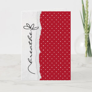 Carte encouragement soutien fleur marguerite