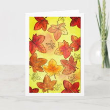 Encouragez-moi les feuilles automnales