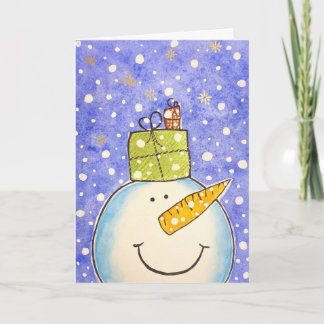 Carte Encouragez-moi Snowman