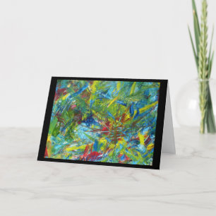 Carte Energy Fields peinture Abstraite, par Julia Morril