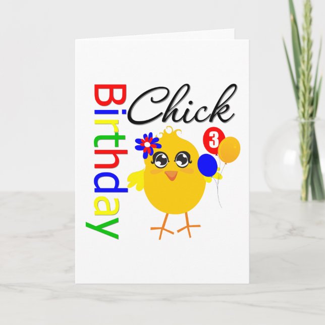 Carte Enfant 3 ans (Devant)