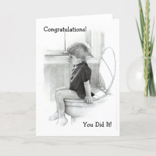 CARTE ENFANT AU POUVOIR : FÉLICITATIONS : HUMOUR
